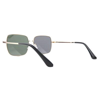 M10982 gold square metal sunglasses