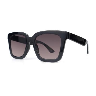 P10737 black square pc/tr90 sunglasses
