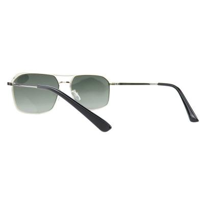 M10984 silver/black aviator metal sunglasses
