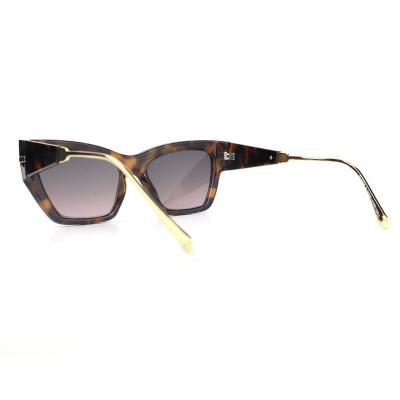 P10717 tortoiseshell cat eye pc/tr90 sunglasses