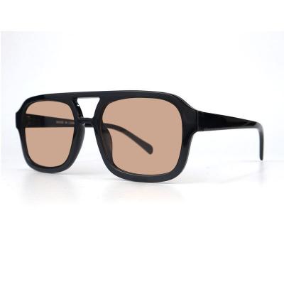 P10736 black square pc/tr90 sunglasses