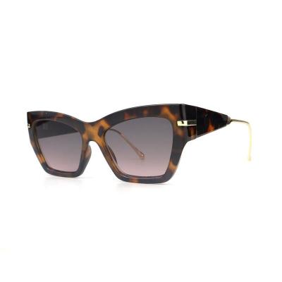 P10717 tortoiseshell cat eye pc/tr90 sunglasses