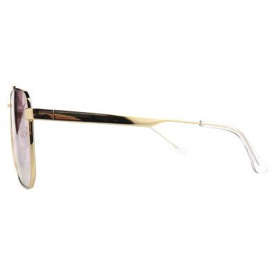 M10977 gold aviator metal sunglasses