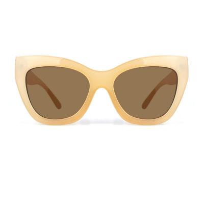 P10734 ivory/cream cat eye pc/tr90 sunglasses