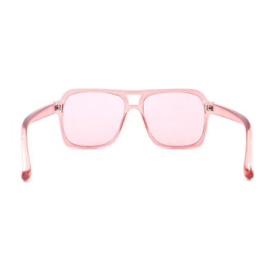 P10720 pink square pc/tr90 sunglasses