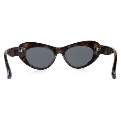 P10740 tortoiseshell (dark brown/amber) cat eye pc/tr90 sunglasses