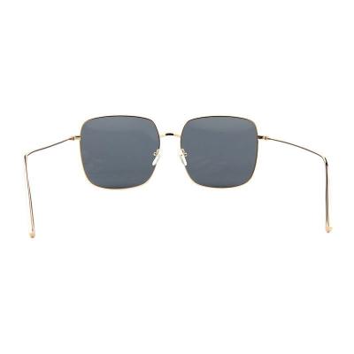 M10988 gold square metal sunglasses