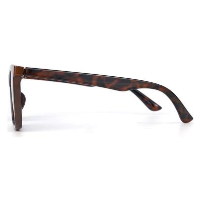 P10732 tortoiseshell (brown/amber) wayfarer pc/tr90 sunglasses