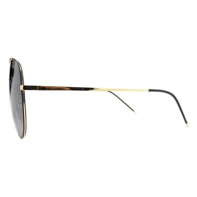 M10986 gold aviator metal sunglasses