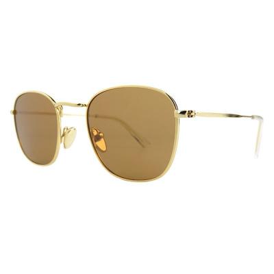 M10983 gold square metal sunglasses