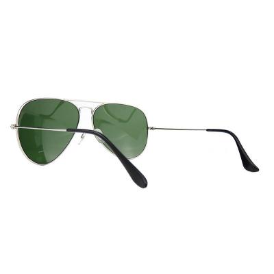 M10989 silver aviator metal sunglasses