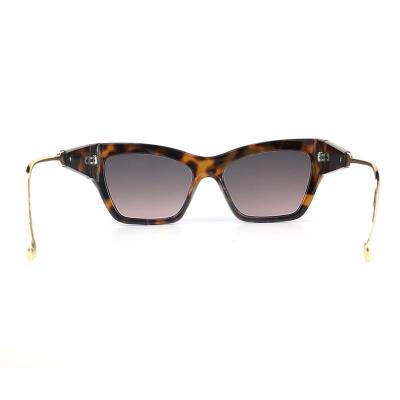 P10717 tortoiseshell cat eye pc/tr90 sunglasses