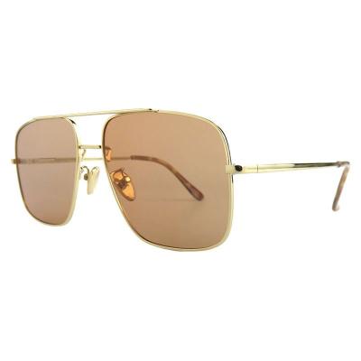 M10976 gold aviator metal sunglasses