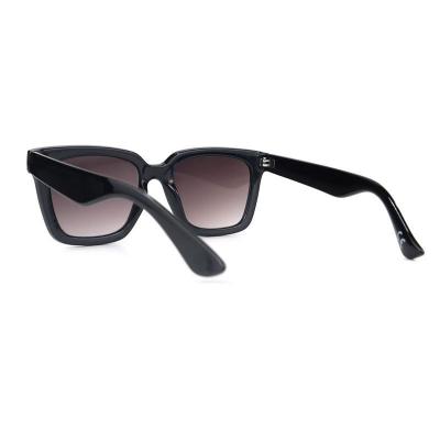 P10737 black square pc/tr90 sunglasses