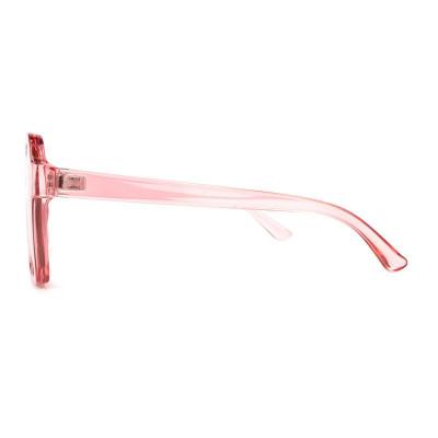 P10720 pink square pc/tr90 sunglasses