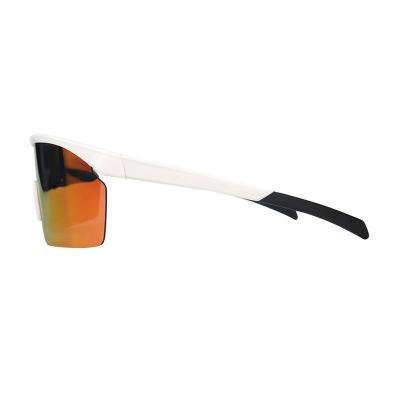 P10749 white shield pc/tr90 sunglasses