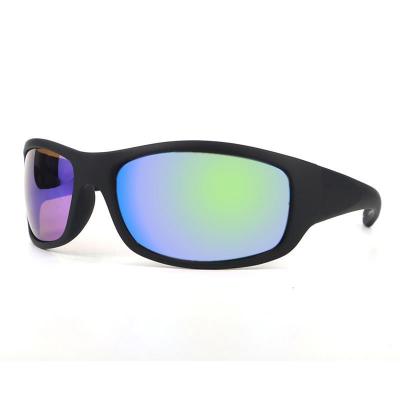 P10760 matte black square pc/tr90 sunglasses
