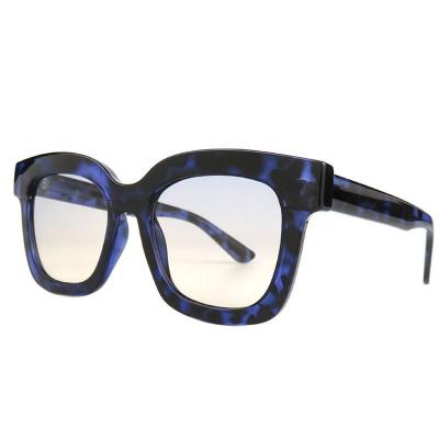P10752 black square pc/tr90 sunglasses