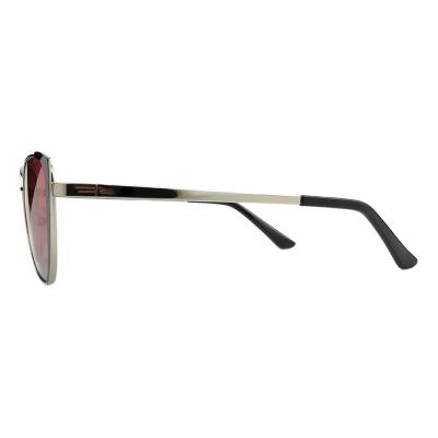 M11018 silver/black cat eye metal sunglasses