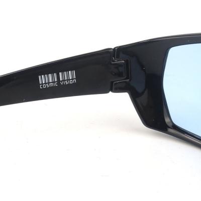 P10762 black shield pc/tr90 sunglasses