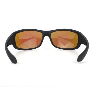P10760 matte black square pc/tr90 sunglasses