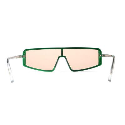 P10744 green shield pc/tr90 sunglasses