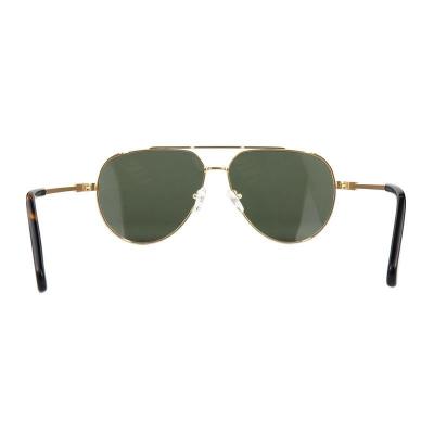 M11022 gold aviator metal sunglasses