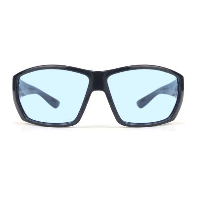 P10762 black shield pc/tr90 sunglasses