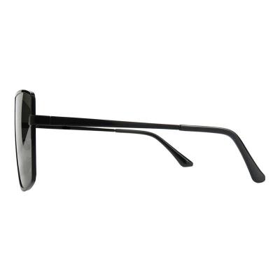 M11014 black shield metal sunglasses