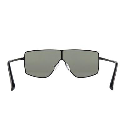 M11014 black shield metal sunglasses