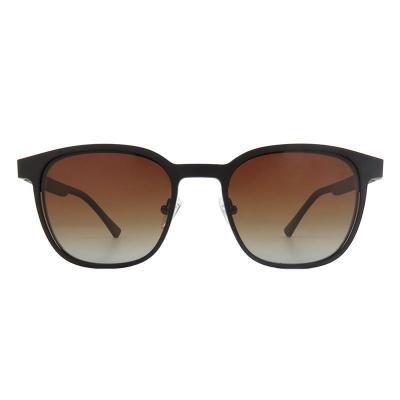 M11028 black wayfarer metal sunglasses
