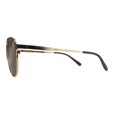 M11021 black aviator metal sunglasses