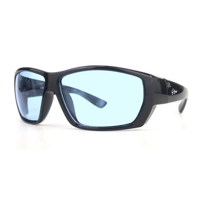 P10762 black shield pc/tr90 sunglasses