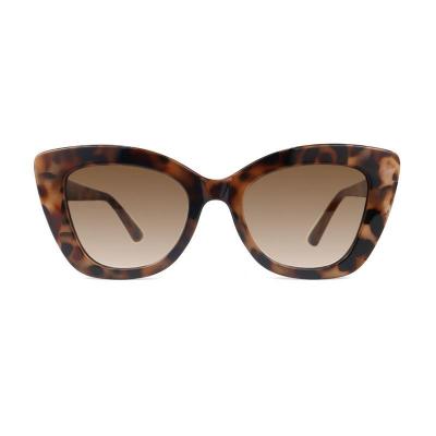 P10748 tortoiseshell cat eye pc/tr90 sunglasses