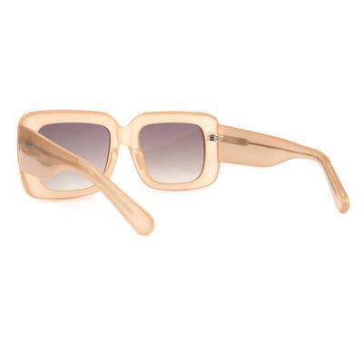 P10751 peach square pc/tr90 sunglasses
