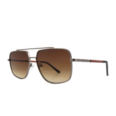 M11005 gunmetal aviator metal sunglasses