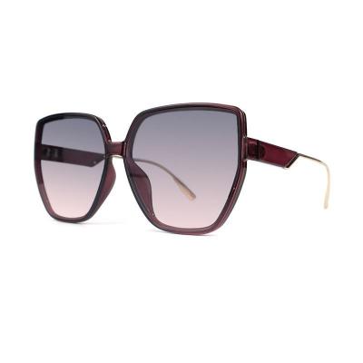 P10755 burgundy butterfly pc/tr90 sunglasses