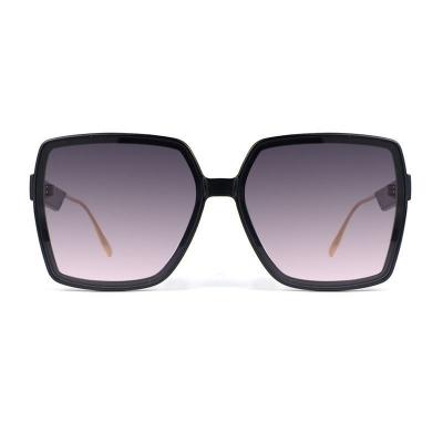 P10759 black square pc/tr90 sunglasses