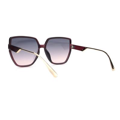 P10755 burgundy butterfly pc/tr90 sunglasses