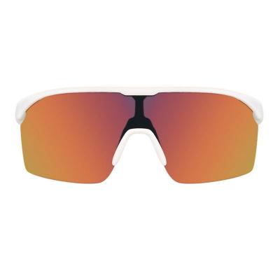 P10749 white shield pc/tr90 sunglasses