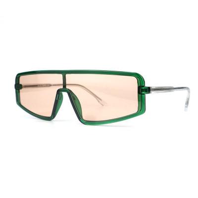 P10744 green shield pc/tr90 sunglasses