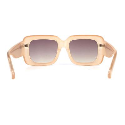 P10751 peach square pc/tr90 sunglasses