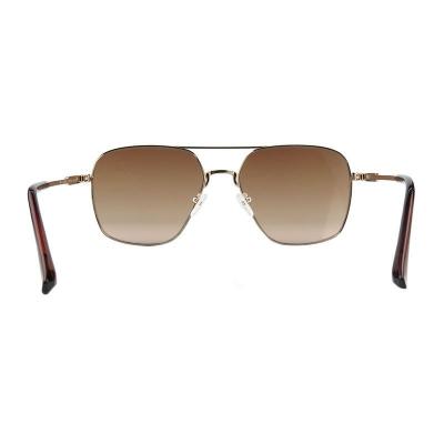 M11004 gold aviator metal sunglasses