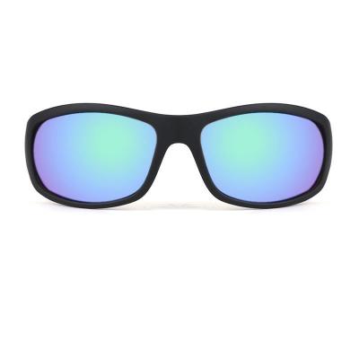 P10760 matte black square pc/tr90 sunglasses