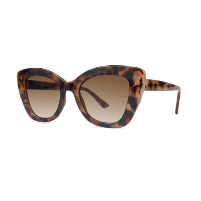 P10748 tortoiseshell cat eye pc/tr90 sunglasses