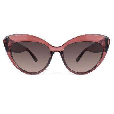 P10757 rose pink cat eye pc/tr90 sunglasses