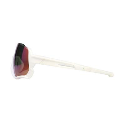 P10856 white shield pc/tr90 sunglasses