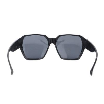 P10782 black geometric pc/tr90 sunglasses