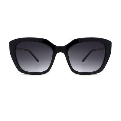 P10798 black cat eye pc/tr90 sunglasses