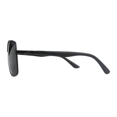 M11056 black aviator metal sunglasses